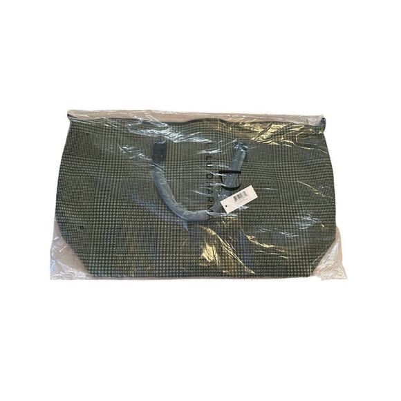 lulu dharma Women's Black Yellow Plaid Frasier Weekender Travel Tote Bag… - Picture 2 of 5